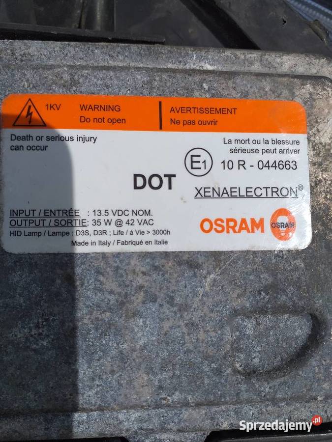 FORD FOCUS MK3 LED LIFT BIXENON ORYGINAŁEURO Prawe Oświetlenie pomorskie Gdańsk