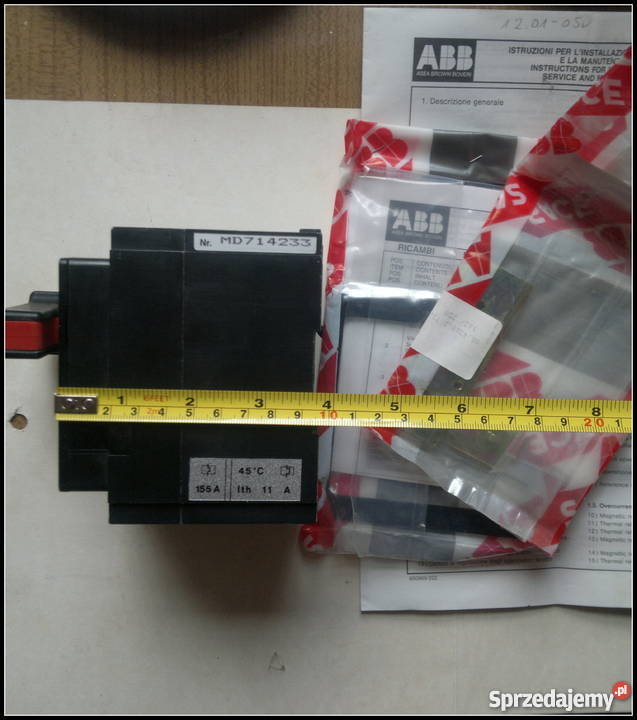 Wyłącznik SACE LNA 32 155A Asea Brown Bover Dąbrowa Górnicza