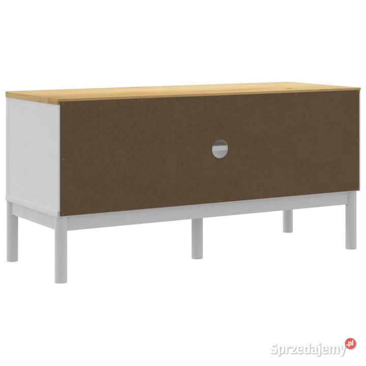 Szafka RTV FLORO biała 114x43x55 lite drewno Warszawa sprzedam