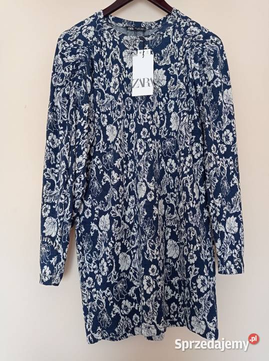 Sukienka marki Zara niebieski Hajnówka
