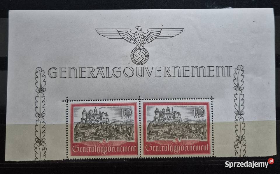 Znaczki pocztowe Generalna Gubernia Fi65 Wałbrzych
