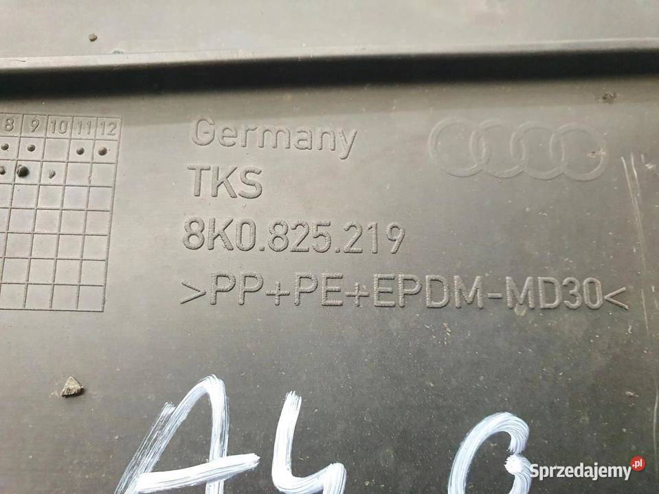 OSŁONA PODWOZIA LEWA AUDI A4 B8 8K0825219