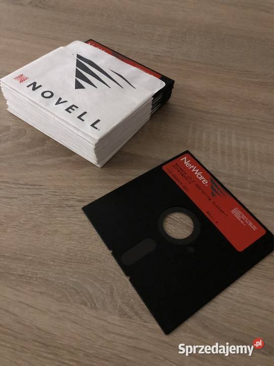 Stary program NetWare dyskietki 525 śląskie Chorzów sprzedam