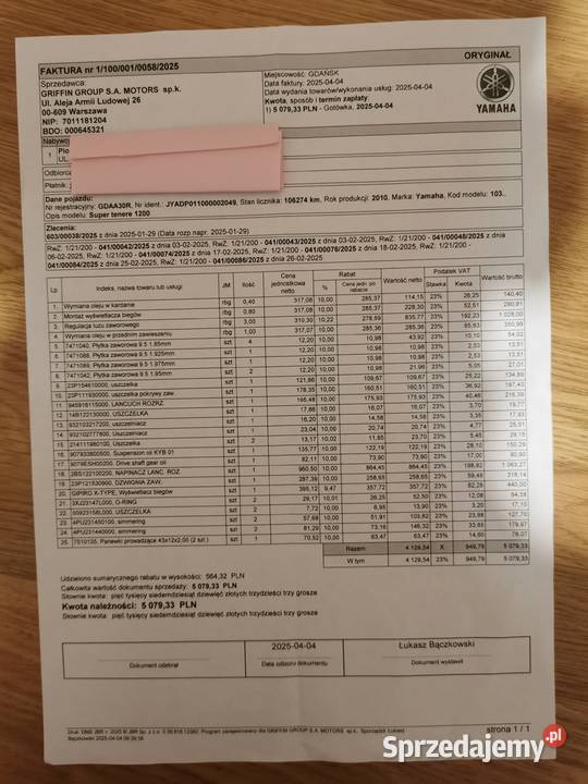 YAMAHA super tenere 1200 doposażona wyprawowa