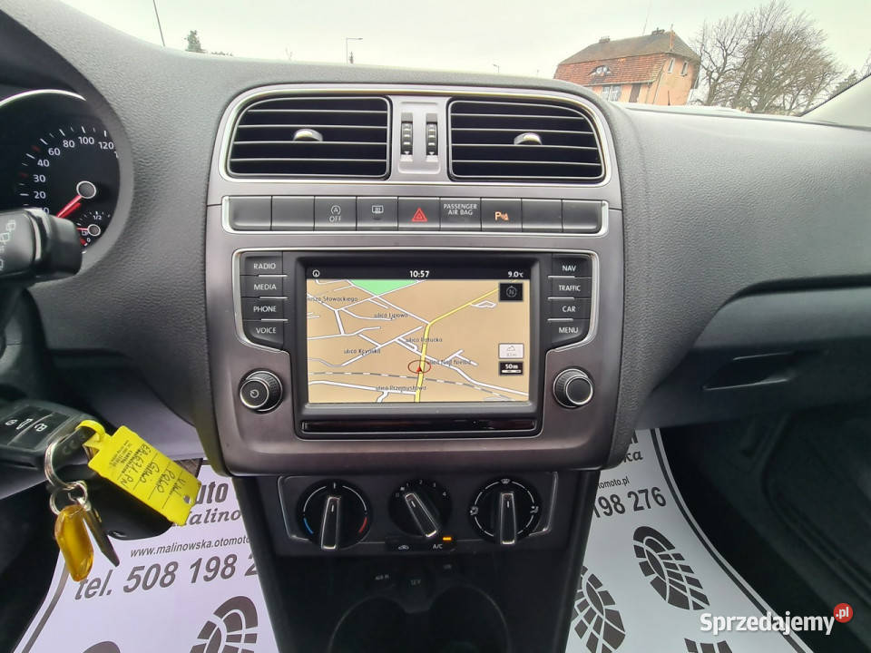 Volkswagen Polo Navi 2xPDC Klimatyzacja Sensory VAT marża Wągrowiec