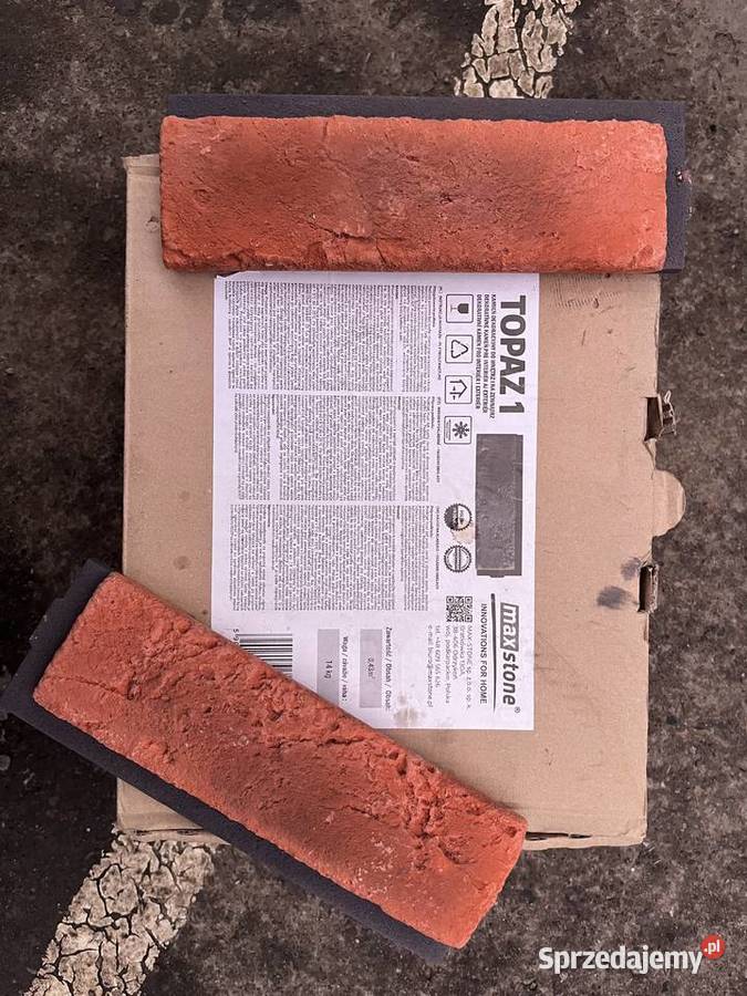 Topaz 1 czerwone płytki cegło podobne Kraków sprzedam