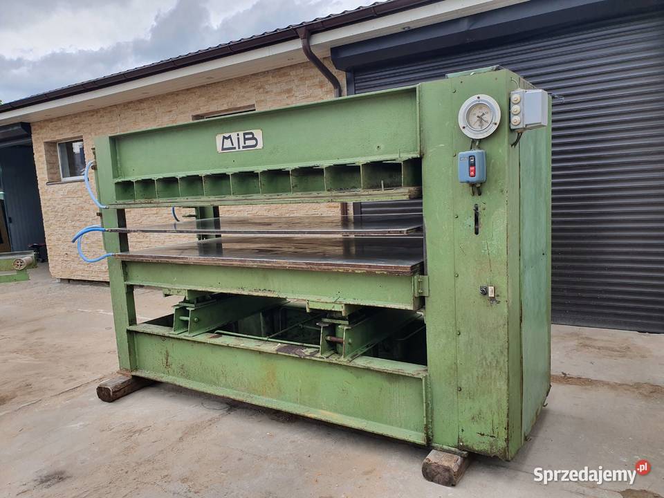 Prasa półkowa MIB stół 250x130 grzana wodą