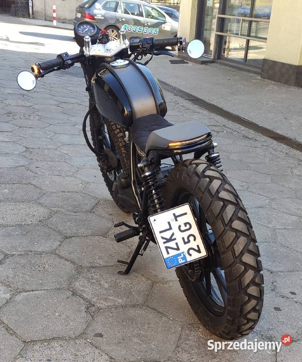 Cafe racer scrambler bobber Zipp zv 125 Rok produkcji 2012 Szczecin