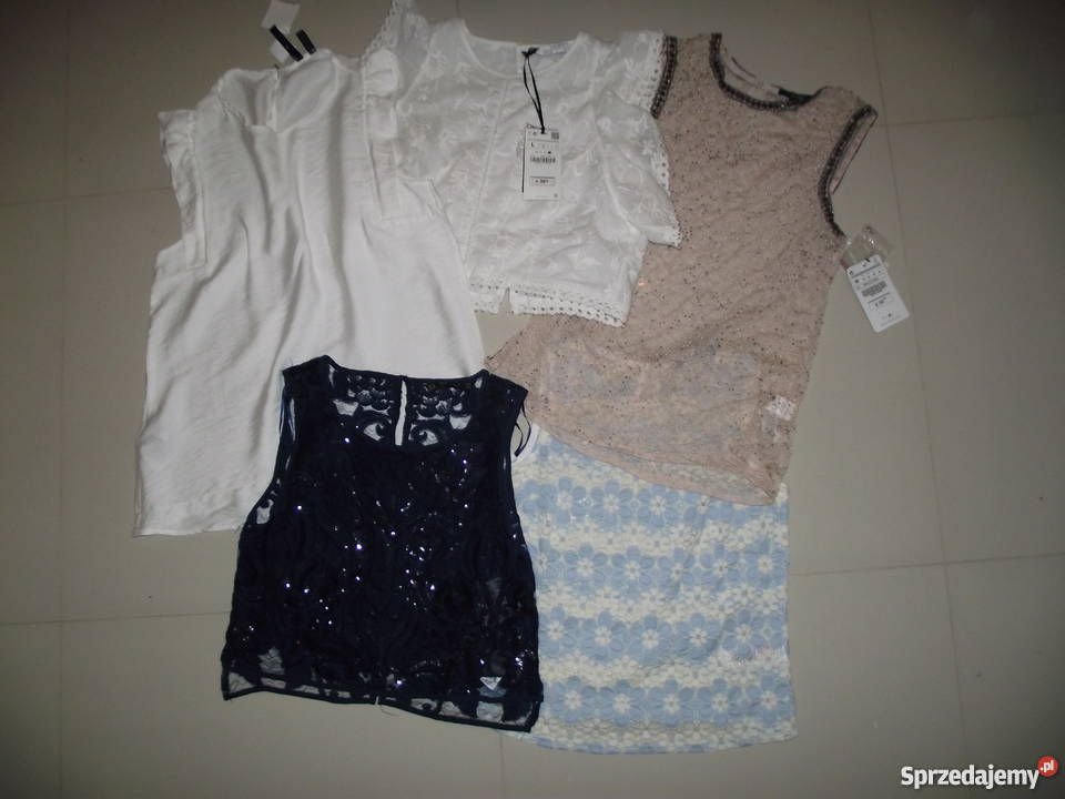 Zara pakiet outlet 50 sztuk nowe bluzka koszula podlaskie sprzedam