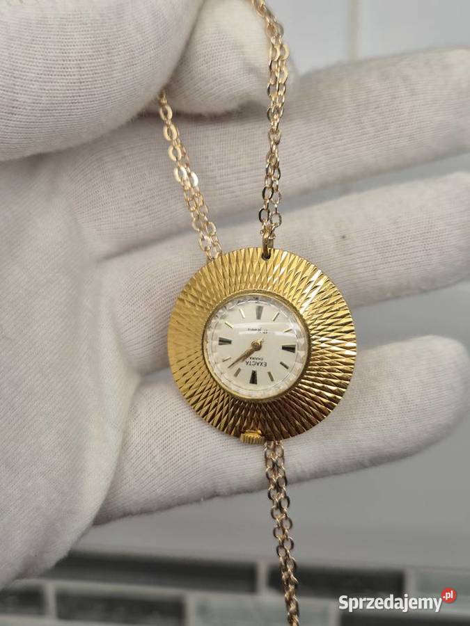 Zegarek wisiorek ChaikaExacta ZSRR Au 5 śląskie Chorzów