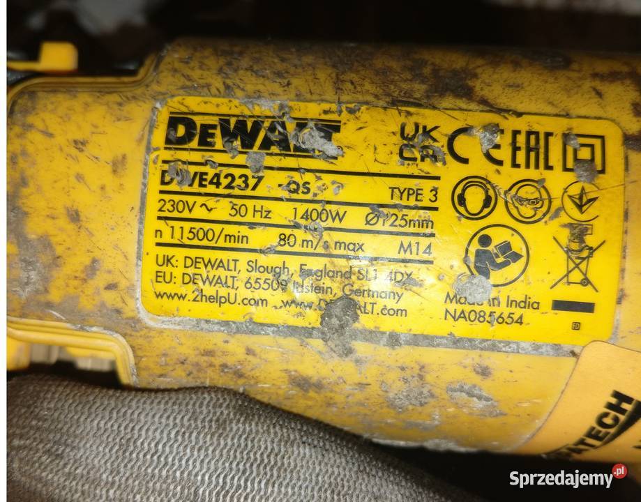 szlifierka dewalt dwe 4237 części Bielsko-Biała
