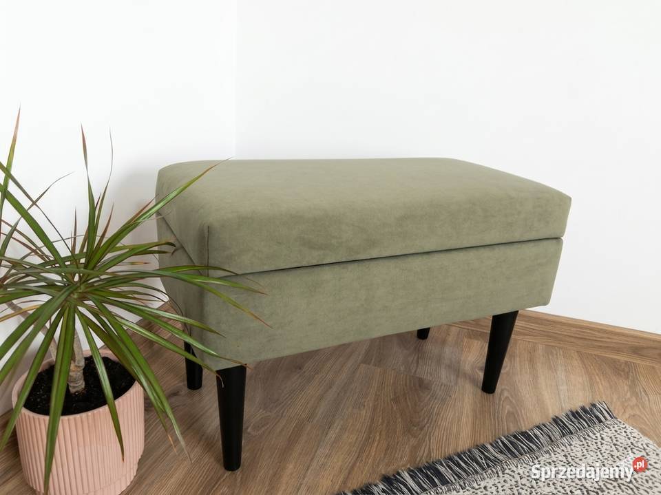 Pufa otwierana 60x30 taboret podnóżek boho z Stronie