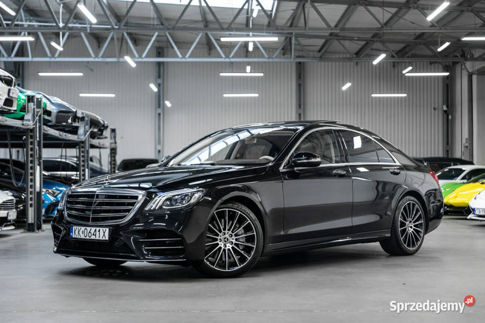 Mercedes S 560 4Matic AMG Plus Wyjątkowy stan i autoalarm małopolskie Węgrzce sprzedam