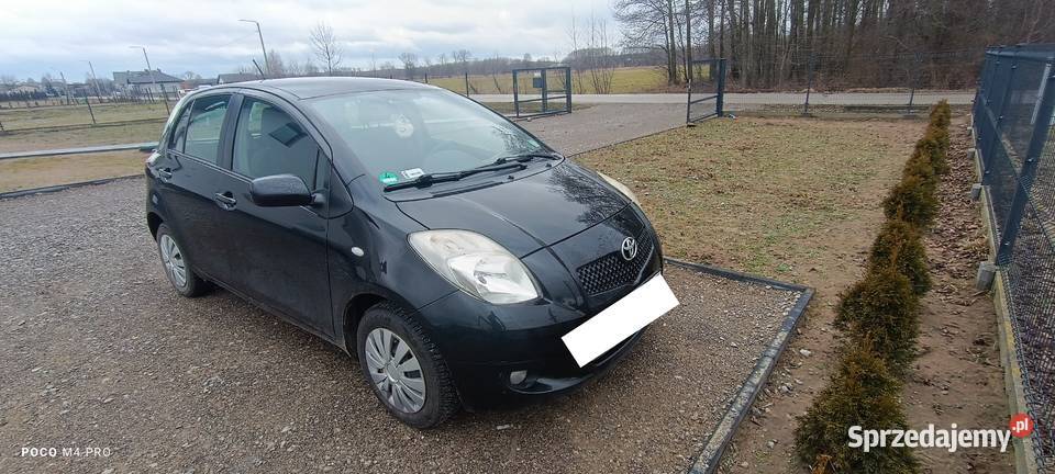 Toyota Yaris 13 2008r mazowieckie Szydłowiec