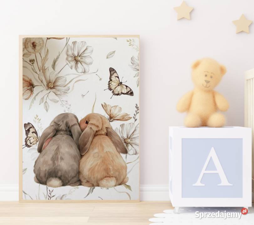 Plakat Cute rabbit zachodniopomorskie Pełczyce