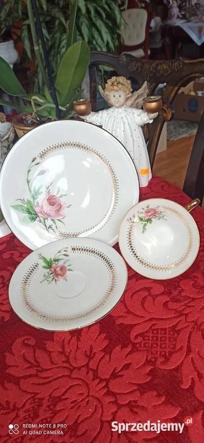 Filiżanka z talerzykiem deserowym Syg Winterling pomorskie Gdańsk