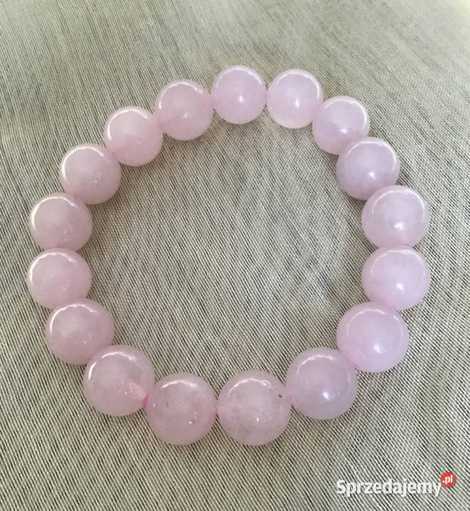 Bransoletka z różowych kwarców Warszawa