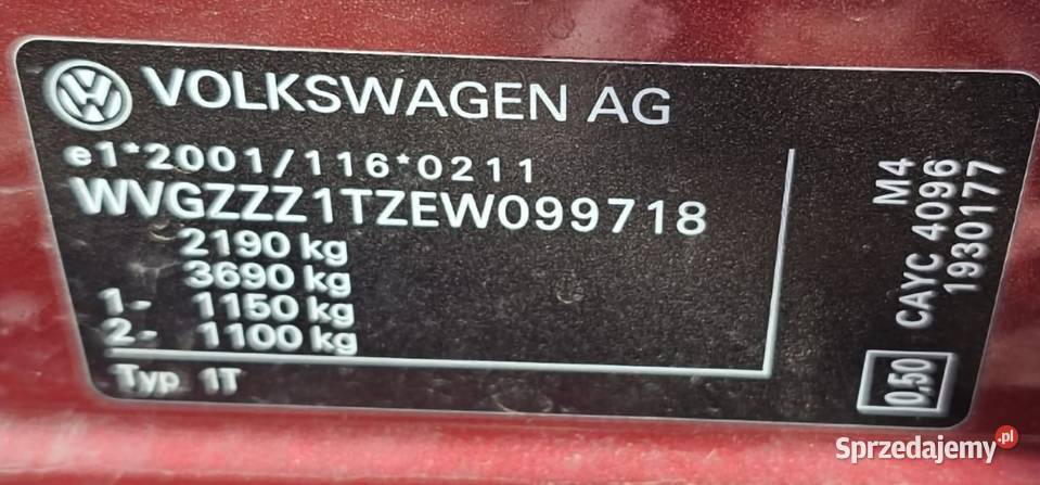 Volkswagen Touran Jasło