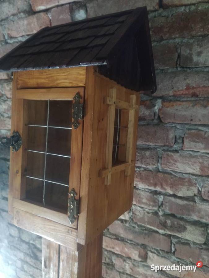 Kapliczka z drewna duża 180 ozdobna Walce