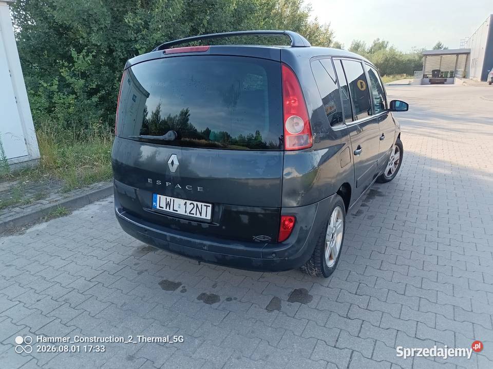 Renault Espace 42004r 22 diesel 150 7 os długie skórzana tapicerka Włodawa sprzedam