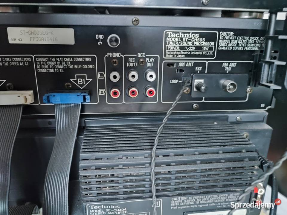 wieża Technics CH404505 okazja Myszków