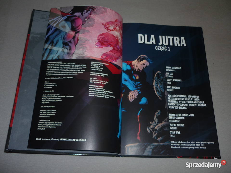 WKKDC Superman Jutra cz1 i 2 Rysunek Jim Lee Polskie Wałbrzych