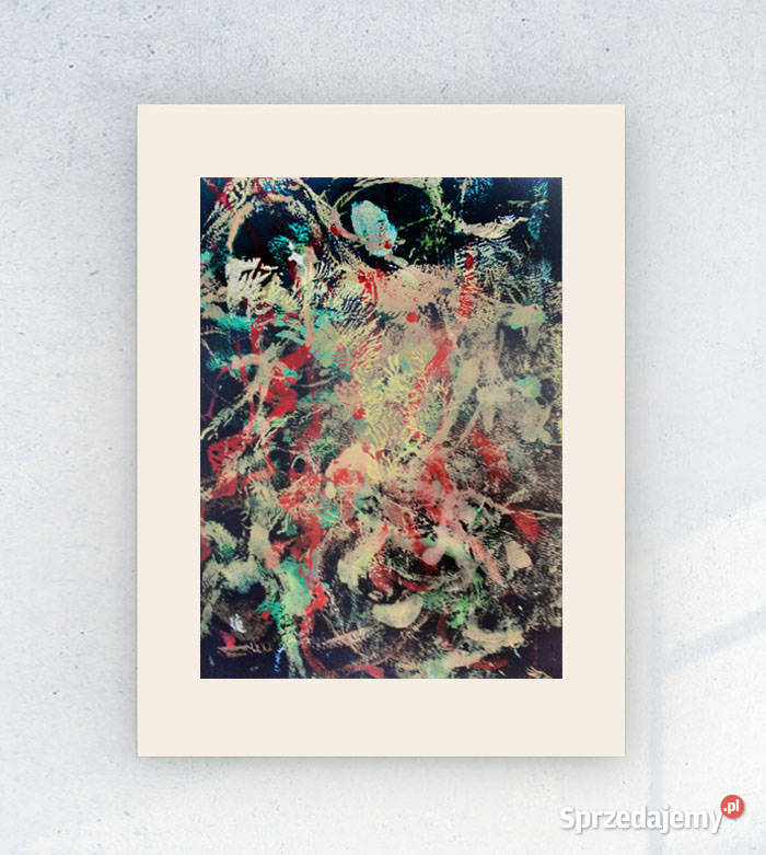 abstrakcja do sypialni nowoczesna deoracja na pomorskie sprzedam