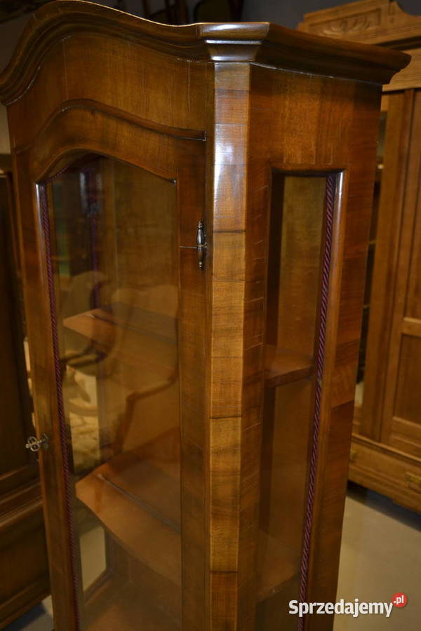 witryna jednodrzwiowa rokoko orzech Antyki, Sztuka, Kolekcje Będzin sprzedam