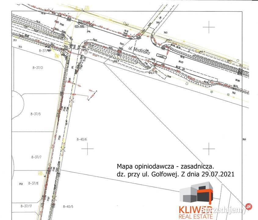 Działka inwestycyjna 7851 mkw Modlińskiej w 133m Rajszew