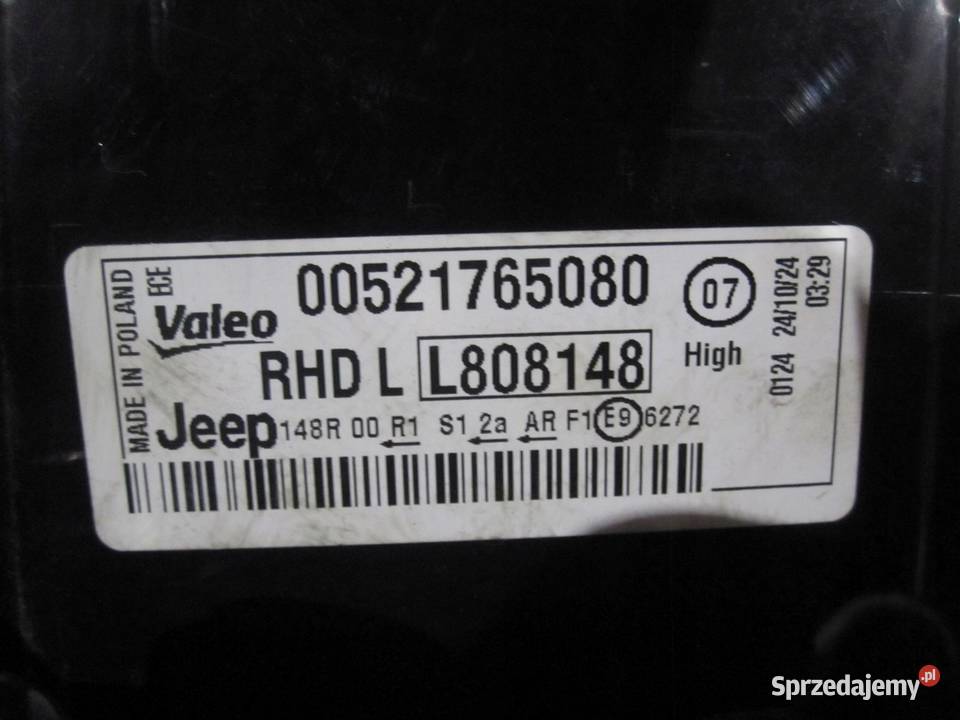 JEEP AVENGER 25r lampa lewa tył FULL LED świętokrzyskie