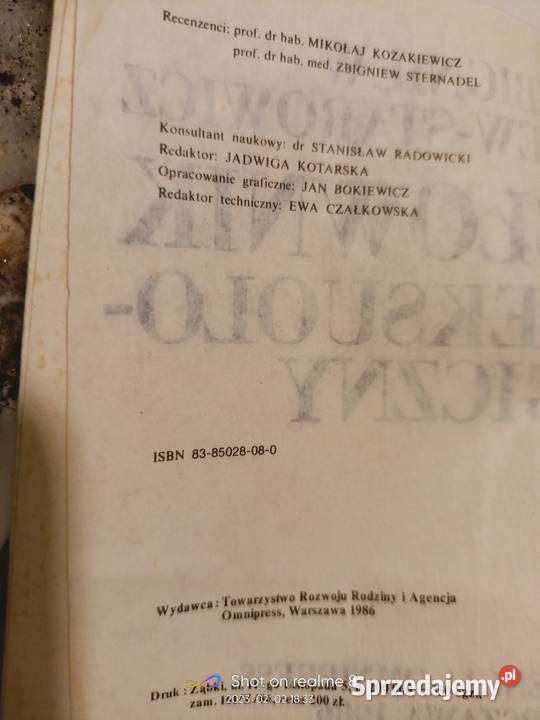 Słownik seksuologiczny Starowicz unikat okazy Kultura i Rozrywka Warszawa