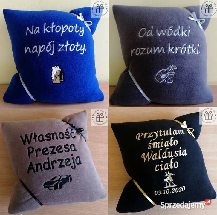Prezent na ODEJŚCIE Z PRACY emeryturę PODUSZKA z Toruń