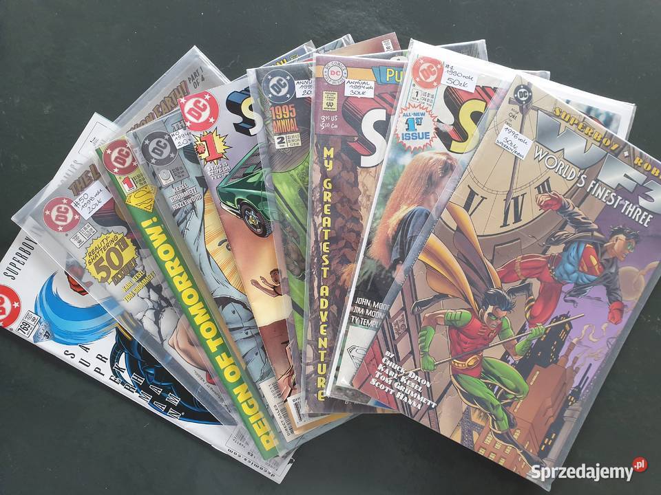 Superboy zestaw 9 komiksów DC USA Kultura i Rozrywka Gdynia