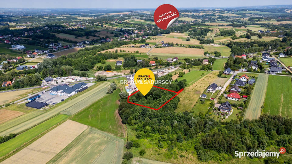 sprzedaży działki 1200m2 Biskupice sprzedam