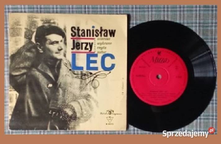 Stanisław Jerzy Lec Wiersze wybrane Lec płyta Łódź