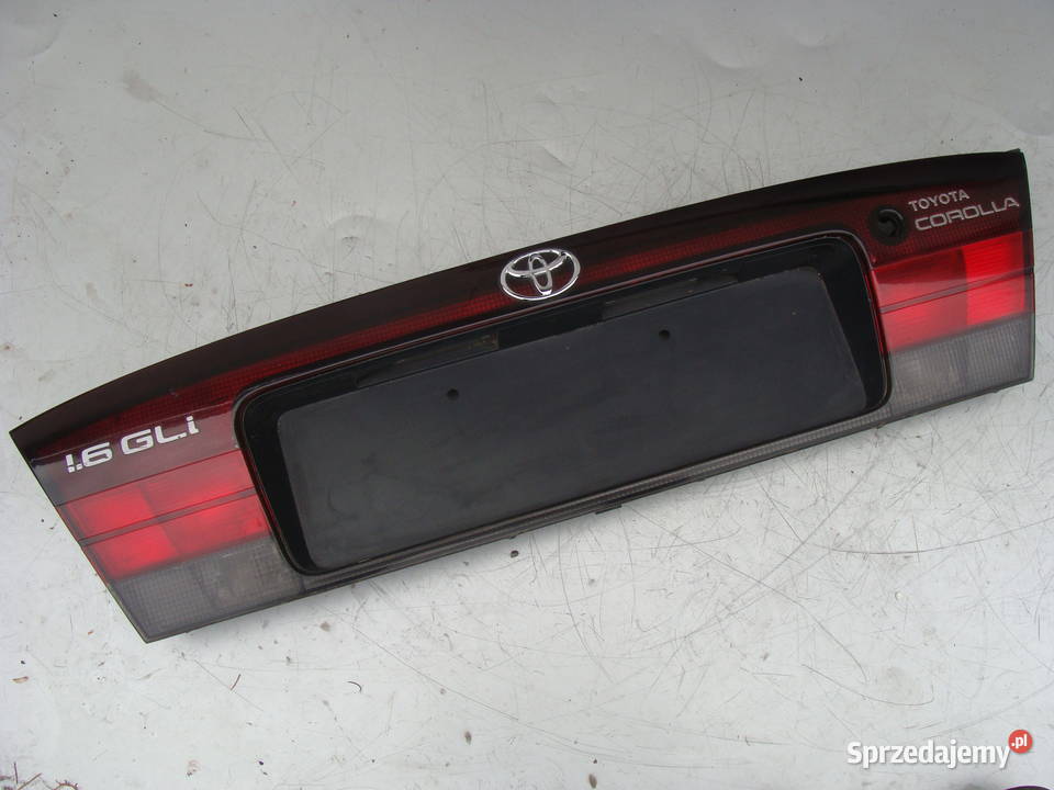 TOYOTA COROLLA E10 BLENDA KLAPY TYLNA TYŁ LAMPA Goleniów
