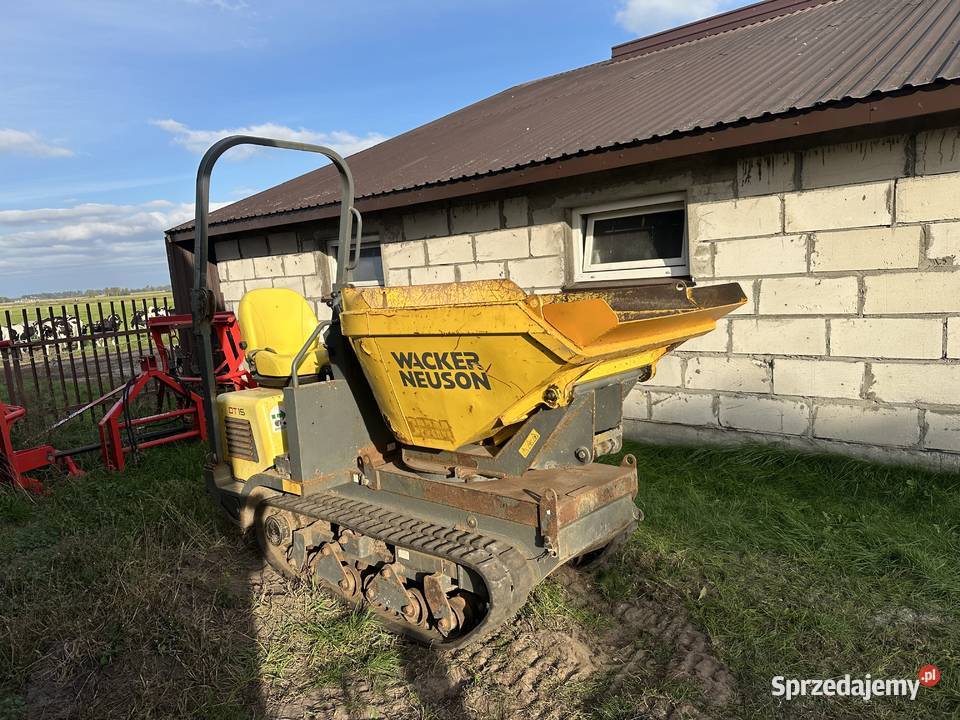 Sprzedam wozidło gąsienicowe Wacker Neuson DT15 Warszawa sprzedam