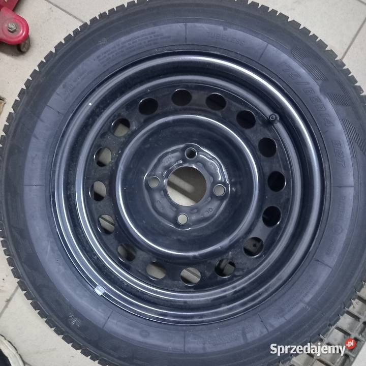 Nowe koło z zapasu renault 4x100 opona 1756514 warmińsko-mazurskie
