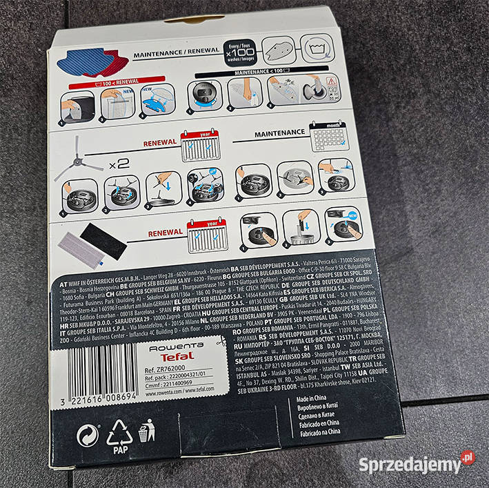Rumba Xplorer Serie 75 Rowenta Tefal filtry małopolskie Tarnowiec