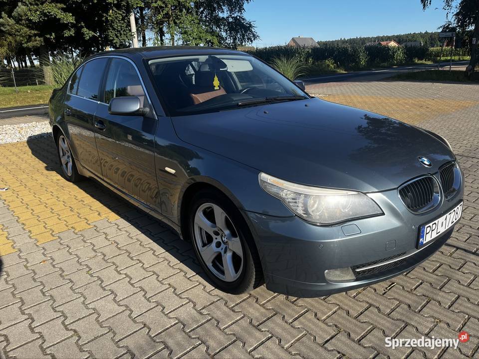 Bmw E60 LCI 520i Polift Super Stan serwisie Rok produkcji 2008 Dobrzyca