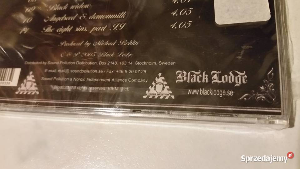 8TH SIN ANGELSEED DEMONMILK 2005 Black Lodge CD Puławy