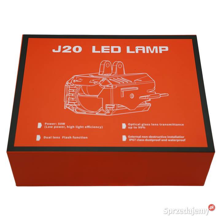 Lampy Halogeny LED Motocyklowe Leflektory Kiekrz sprzedam