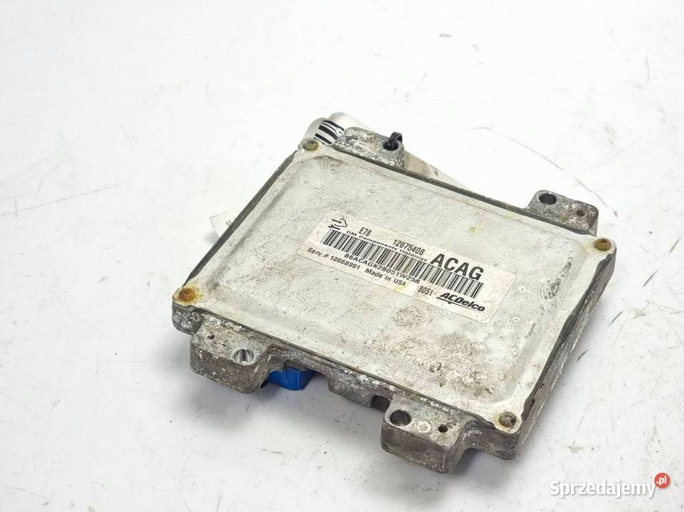 KOMPUTER SILNIKA ECU OPEL ASTRA J 12675408 Pozostałe Lipno