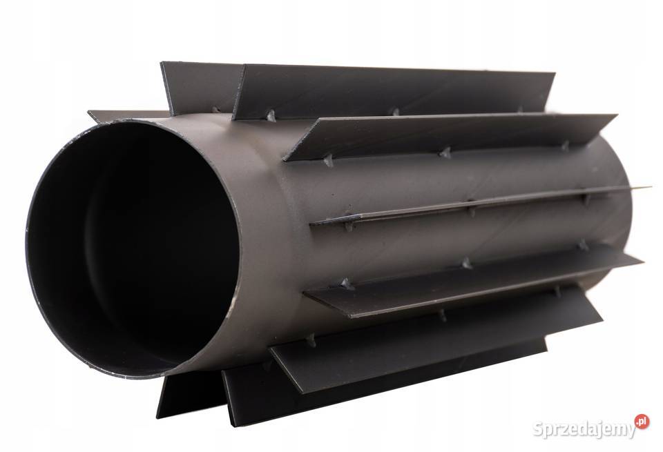 RADIATOR STALOWY DO KOMINKA RURA ŻEBROWANA 120MM Skawina