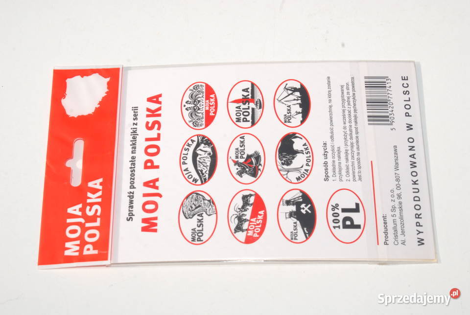Naklejka na samochód Moja Polska Koziołki Gadgety motoryzacyjne Cieszyn