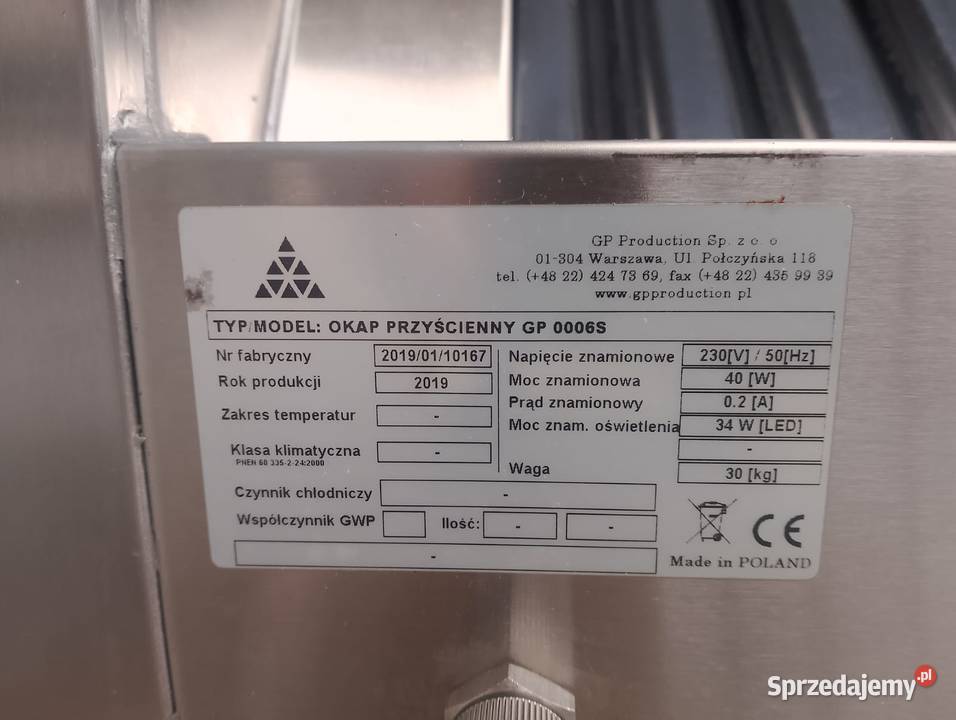 OKAP PRZYŚCIENNY SKRZYNIOWY 100X100 ŚR 200MM Wrocław