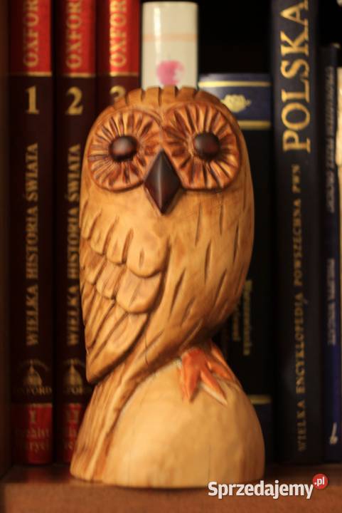 Sowa rzeźba ludowa