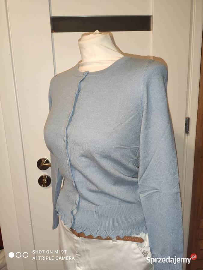 NOWY dopasowany kardigan z guzikami Warszawa