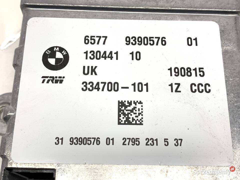 SENSOR AIRBAG BMW F45 9390576 CZUJNIK PODUSZKI sprzedam