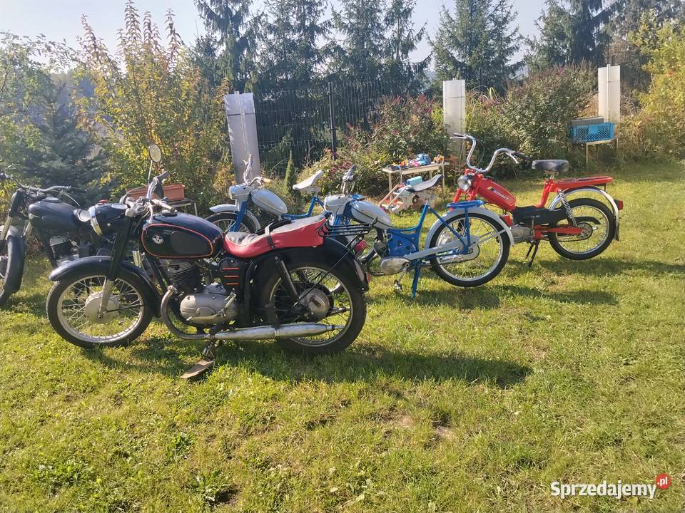 Pannonia 250 i Rt mz 125 z dokumentami komar Tenczynek